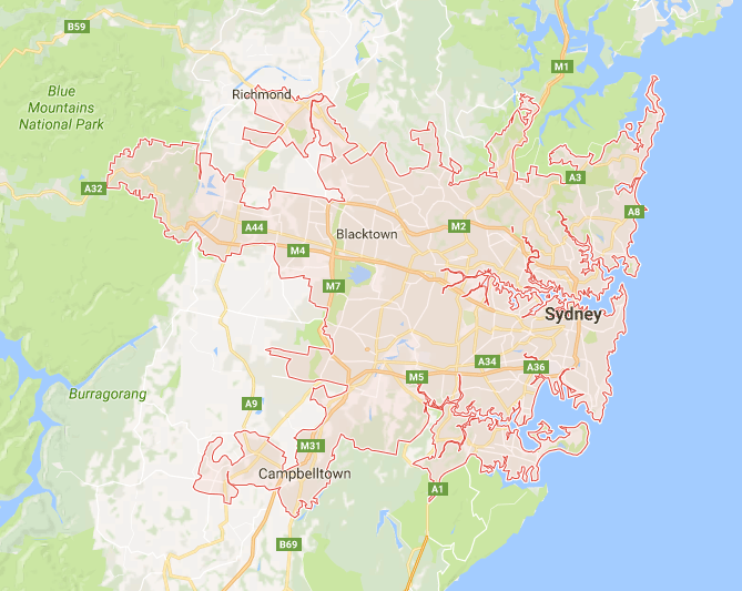 Sydney Metro Area